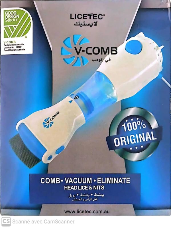 V-Comb الأصلي – الحل النهائي ضد القمل والصيبان – Image 4